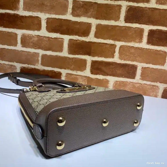 First bag ru GUCCI small 1955 bag top handle Horsebit 0501